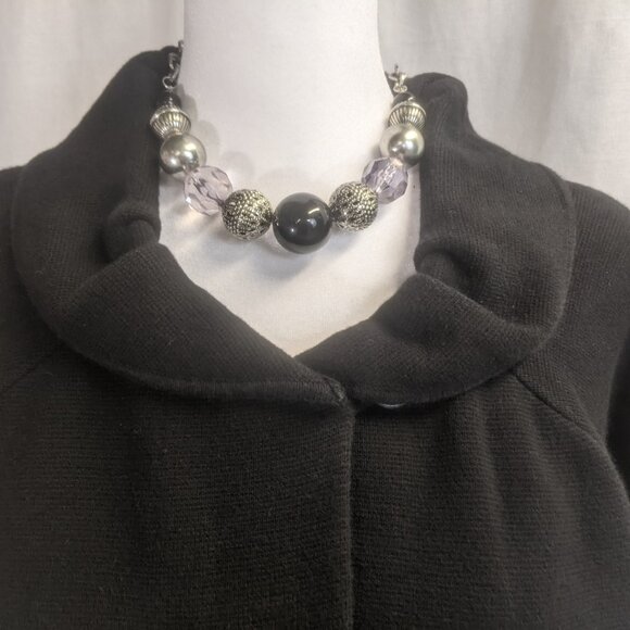 J. Crew Size Medium Black Single Button Jacket - Picture 2 of 15